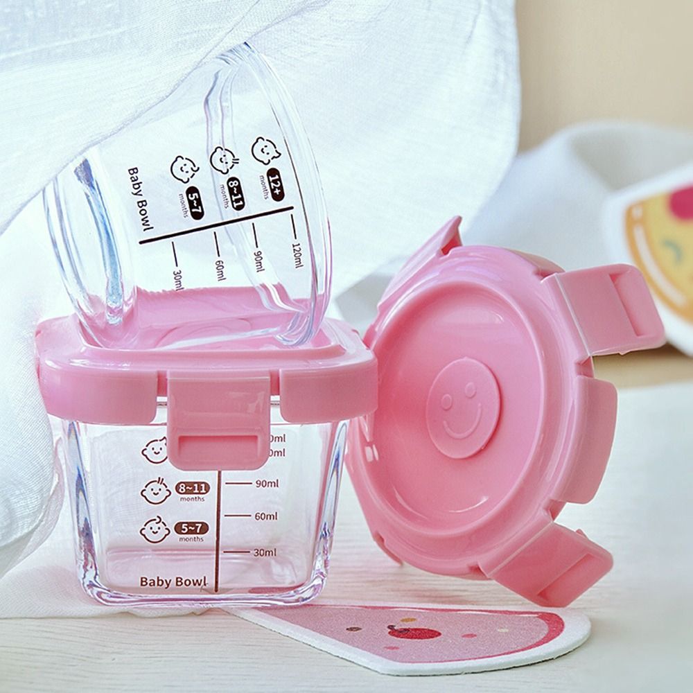 Baby Food Glass Jar - Glazen Voedselbewaardoos Nieuwe 170Ml Bevroren Babyvoeding