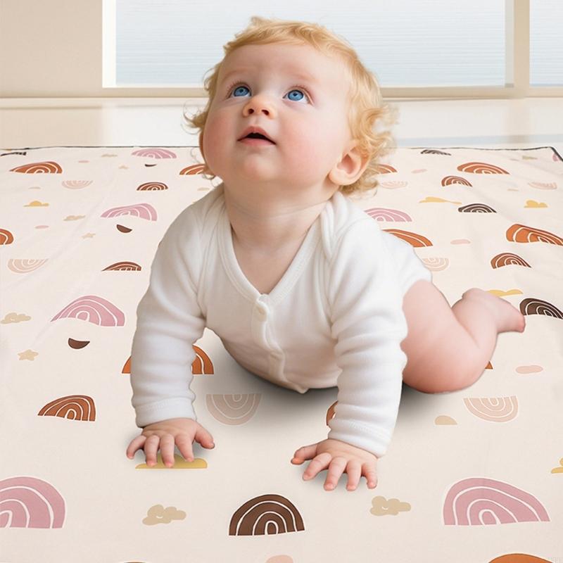 Highchair Splash Mat - grote voedselspatmat voor peuters, antislipbasis voor