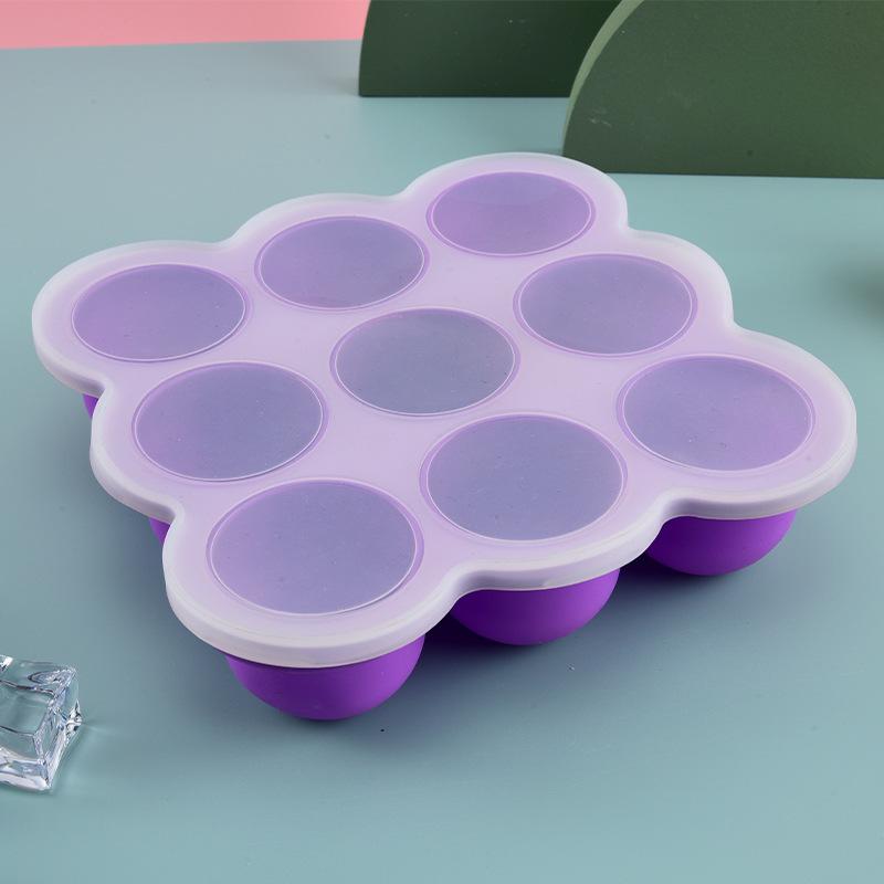 Baby Food Freezer Tray - Babyvoeding siliconen bakje 9-delige vriesbak met