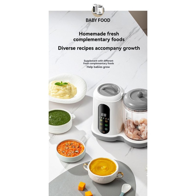 Baby Food Blender And Steamer - 【NIEUW A39M】 Automatische babyvoedselmaker - Multifunctionele