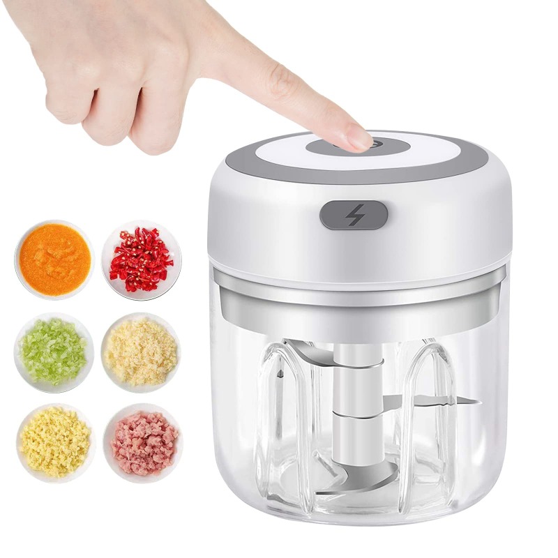 Baby Food Meat - 250ML elektrische knoflookmolen Huishoudelijke multifunctionele vleesmolen