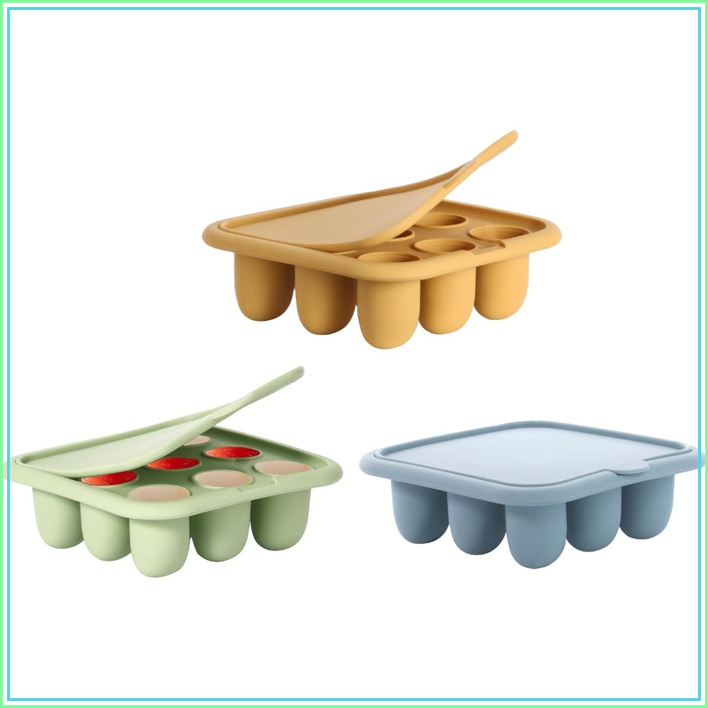 Baby Food Freezer Tray - Vriesbakje voor babyvoeding, siliconen bijt-speeltje, vormpje