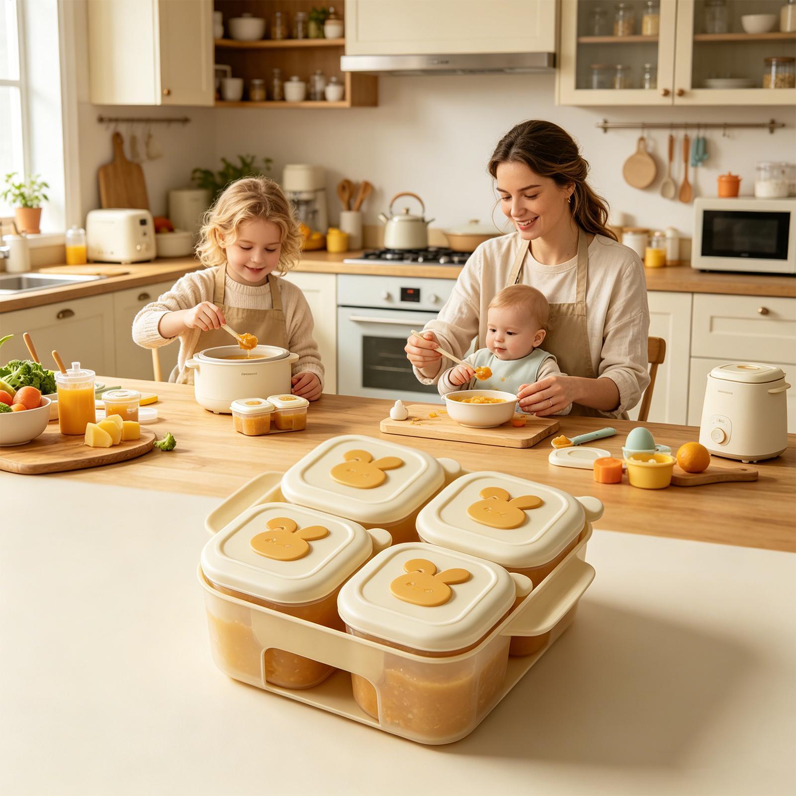 Voedselvriezerbak met deksel K - Baby Food Freezer Tray recensie en prijs