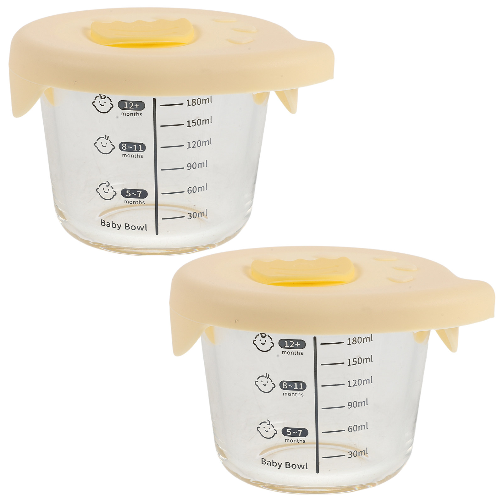 2 stuks babyvoeding-opslagkomm - Baby Food Glass Jar recensie en prijs