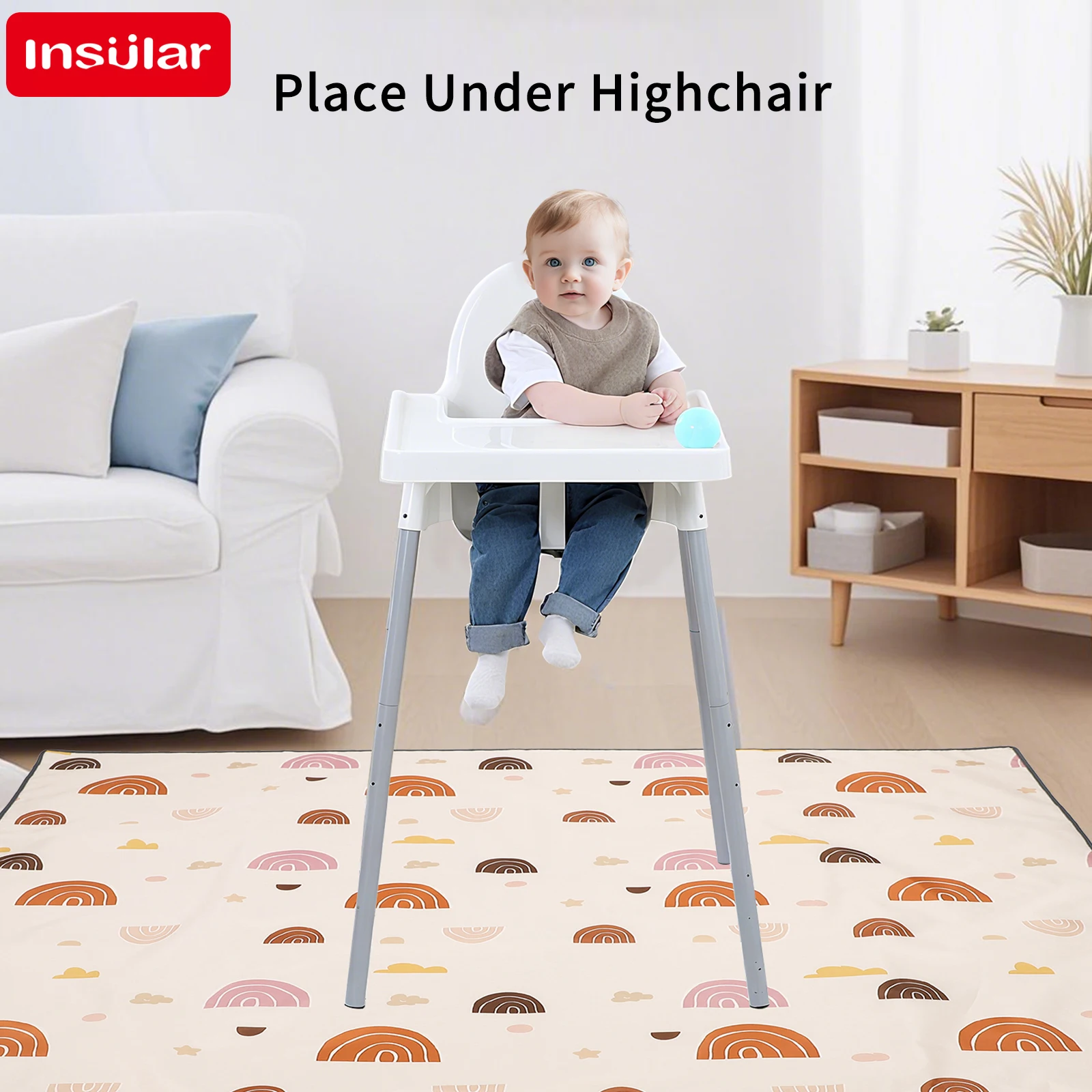 Kinderen Onder Hoge Stoel Spla - Highchair Splash Mat recensie en prijs