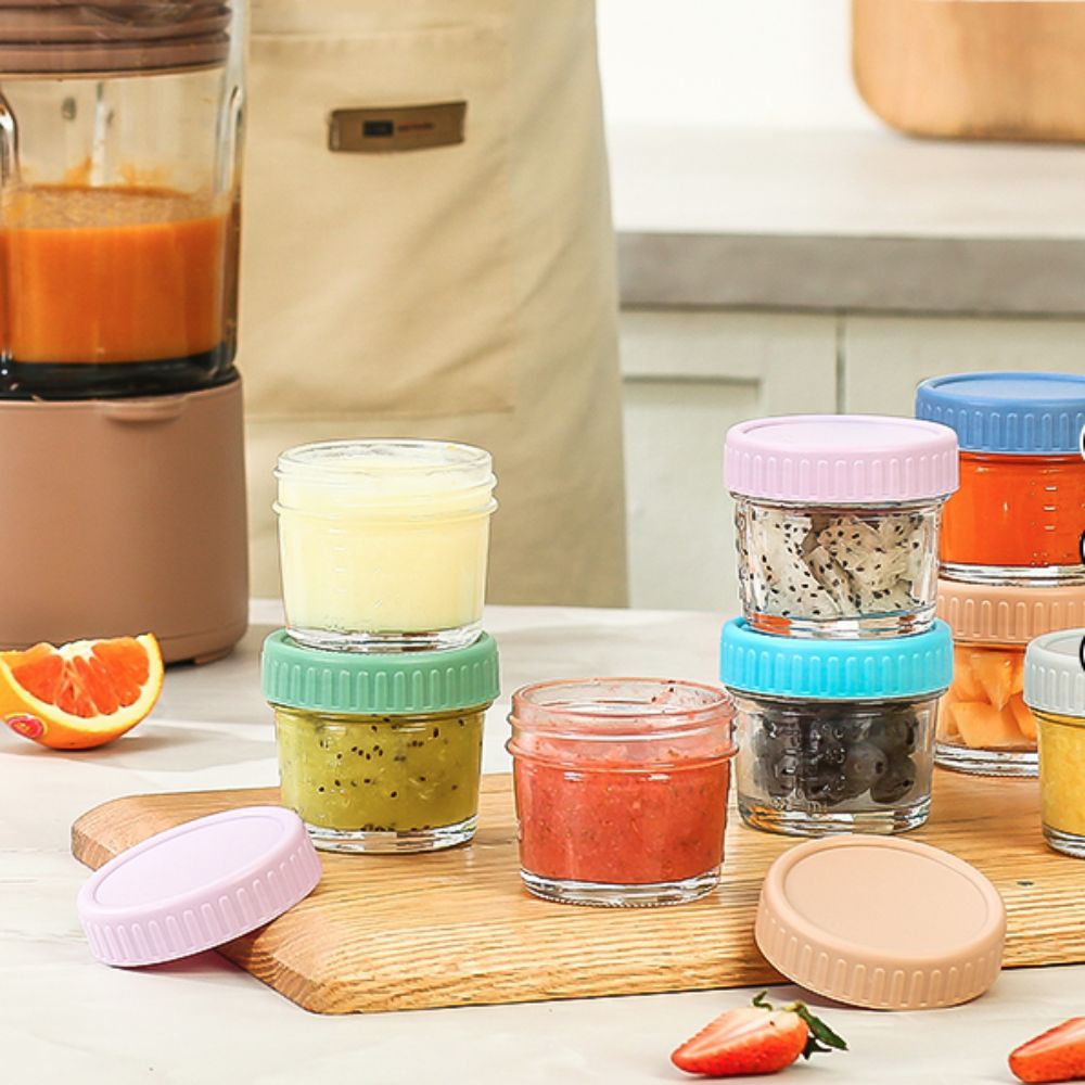 6 stuks multifunctionele glaze - Baby Food Glass Jar recensie en prijs