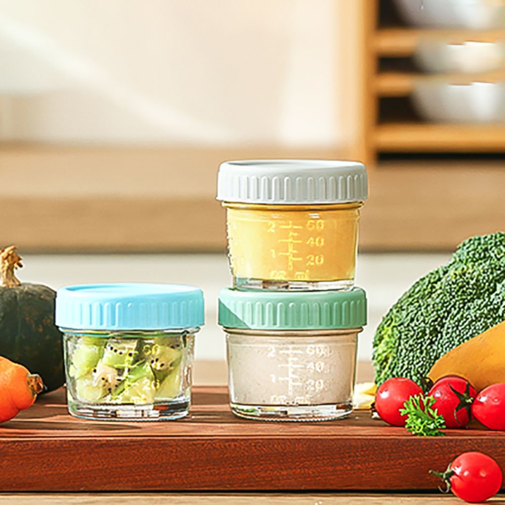 6 stuks multifunctionele glaze - Baby Food Glass Jar recensie en prijs