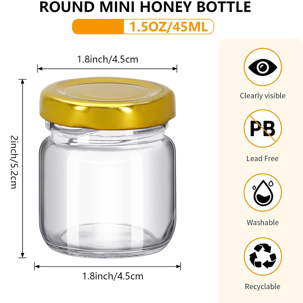1,5 oz Ronde Mini Glazen Honin - Baby Food Glass Jar recensie en prijs