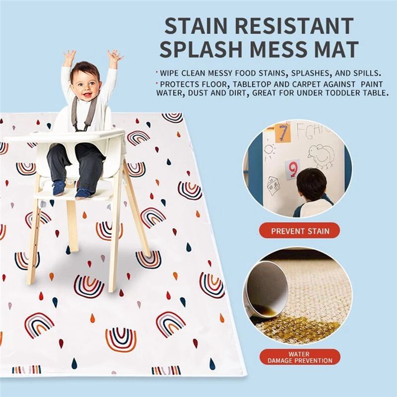 【FLASH DEAL】Anti-slip vloerspa - Highchair Splash Mat recensie en prijs