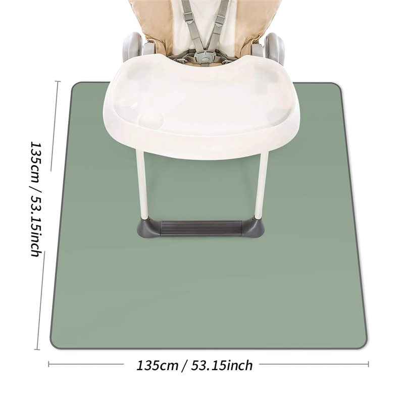 Wasbare en waterdichte baby-on - Highchair Splash Mat recensie en prijs