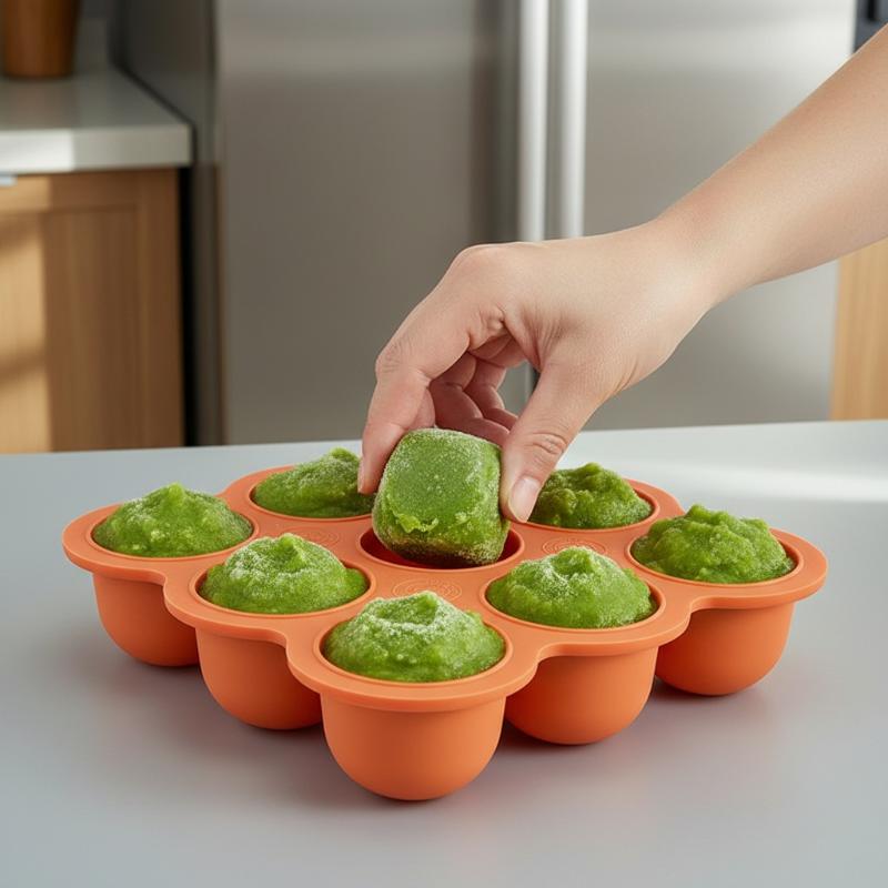 Babyvoeding siliconen bakje 9- - Baby Food Freezer Tray recensie en prijs