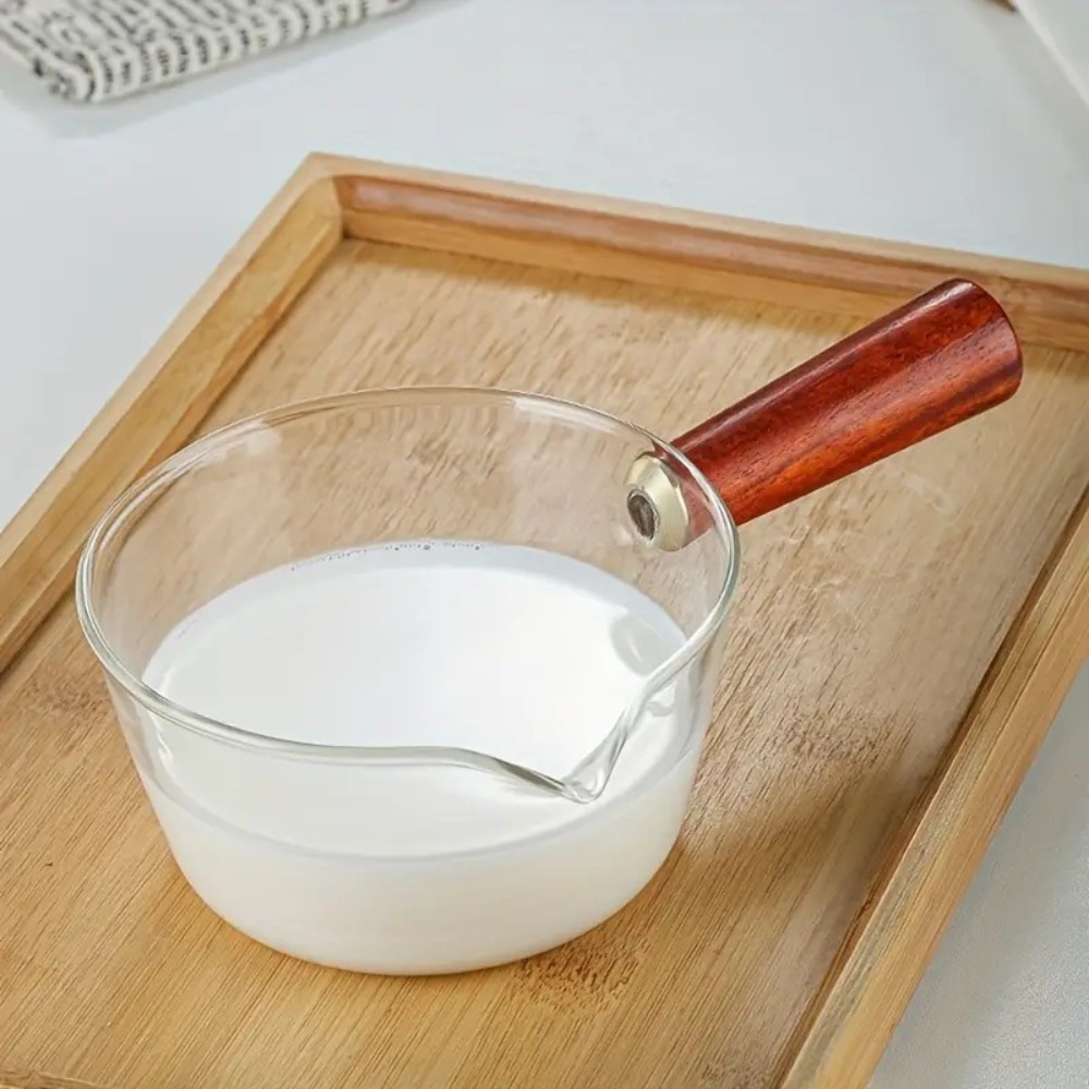 Mode glazen melkpot met houten - Baby Food Glass recensie en prijs
