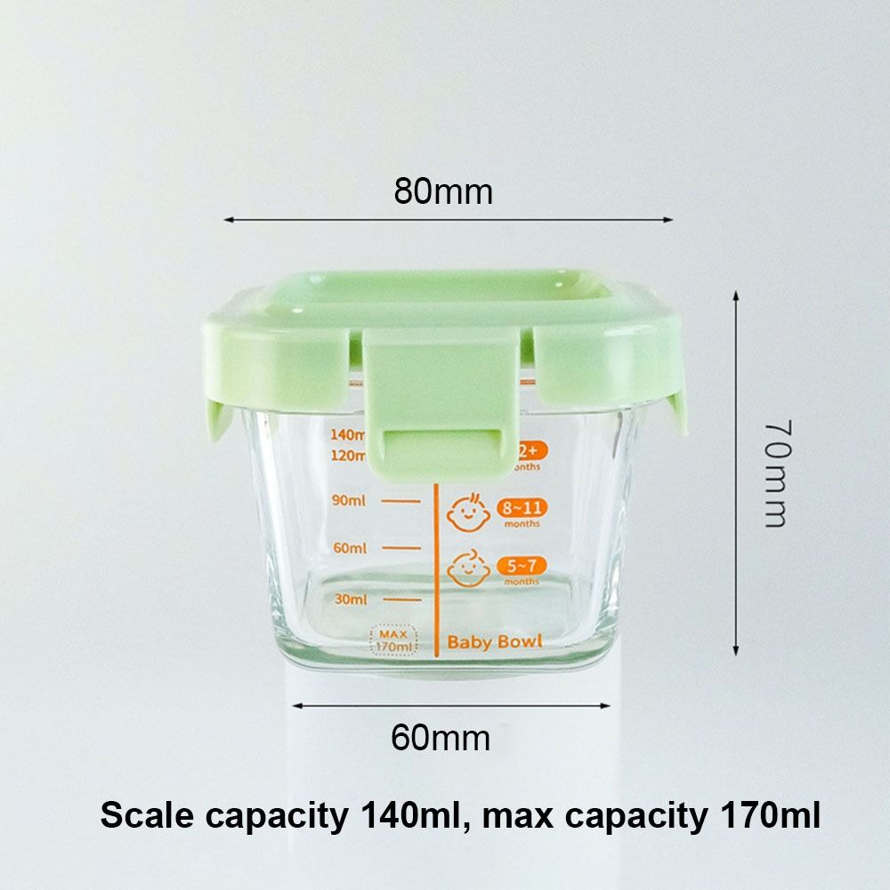 Nieuwe 170 ml voedsel opbergdo - Baby Food Glass Jar recensie en prijs